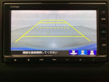 バックでの車庫入れも安心です!リアカメラが付いているバックモニター付のナビを装備しております。操作線もついており距離感も画面から確認できます。