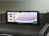 360度ビューモニターです。前後左右の安全を確認できます。