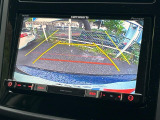 【バックカメラ】駐車時に後方がリアルタイム映像で確認できます。大型商業施設や立体駐車場での駐車時や、夜間のバック時に大活躍!運転スキルに関わらず、今や必須となった装備のひとつです!