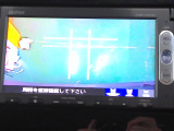 バックカメラの画像です。ガイドラインがスムースな車庫入れをサポートいたします。車庫入れの安心感がアップしますね。