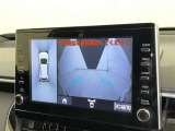 【フロントカメラ】運転席に座った状態で死角になりやすいクルマの前の様子まで確認でき安全ですね♪