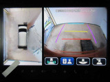 車両を上から見たような映像をディスプレイオーディオ画面に表示するパノラミックビューモニター