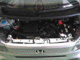 自慢のエンジンはパワードbyHONDAです。精度とバランスにこだわって、低回転からスムースなパワーを発揮します。