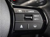 ◆アダプティブクルーズコントロール◆予め設定した車速内でクルマが自動的に加減速。前走車との適切な車間距離を維持しながら追従走行します。【LKAS】車線維持支援システムでステアリング操作を支援。