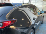MAZDA3の特徴であるCピラーには、様々な景色が映り込みお出かけもより楽しくなります。