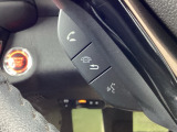 ステアリングのスイッチで通話操作が可能。手を離さずに使えるので安心して運転できます。