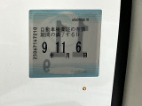 次回の車検日になります。こちらのステッカーをご確認ください。