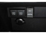 USB端子ソケット装備!HDMI入力端子ソケット装備!アクセサリーDC12Vソケット装備!