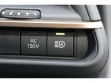 ■AC100V電源■ 車の中で、コンセントが使えます。便利ですね。