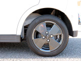 左リヤ155/65R14タイヤ&純正アルミホイール!
