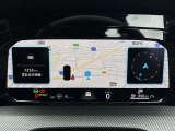 【Digital Cockpit Pro】メーター表示に加え、ナビゲ―ションのマップ、アシストシステムなど好みに応じて表示を切り替えできます。