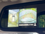 【アラウンドビューモニター】専用のカメラにより、上から見下ろしたような視点で360度クルマの周囲を確認することができます☆死角部分も確認しやすく、狭い場所での切り返しや駐車もスムーズに行えます。
