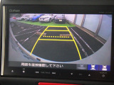 ◆◆バックカメラの画像です。ガイドラインがスムースな車庫入れをサポートいたします!車庫入れの安心感がアップしますね☆