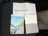 取扱説明書や新車時からの保証書などしっかり有りますよ! *一部説明書はQRコードなど読み取りWEBでの観覧になります。
