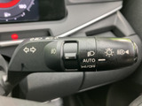 レバー上に各種表示がまとめられており、運転席から視認しやすい配置です。手元で車両の灯火に関わる機能を扱えるため、夜間や天候の変化する場面でも、必要な操作を確認しやすく便利です。