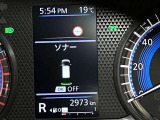 障害物を感知し知らせてくれるので安心です♪