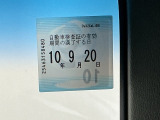 次回の車検日になります。こちらのステッカーをご確認ください。
