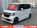 <令和1年式> ホワイト。 ホンダの【N-BOXカスタムG・Lターボホンダセンシング】入荷しました!