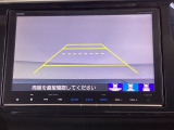 便利な3ビュー切り替え、ガイド線表示付きのバックカメラです。後退時、後方の視界をサポートします