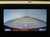 バックガイドモニターで搭載で、駐車場もラクラク安心!