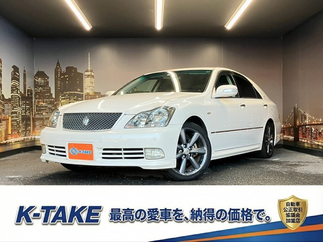 クラウンアスリート 3.0 Gパッケージ (禁煙車)(黒本革シート)(メーカーナビ)(バ