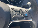 ステアリングのプロパイロットボタンで高速道路で運転のアシストをしてくれます。