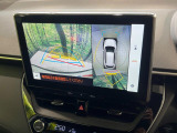 【パノラミックビューモニター】専用のカメラにより、上から見下ろしたような視点で360度クルマの周囲を確認することができます☆死角部分も確認しやすく、狭い場所での切り返しや駐車もスムーズに行えます。