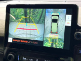 【パノラミックビューモニター】専用のカメラにより、上から見下ろしたような視点で360度クルマの周囲を確認することができます☆死角部分も確認しやすく、狭い場所での切り返しや駐車もスムーズに行えます。