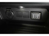 アクセサリーDC12Vソケット装備!HDMI入力端子ソケット装備!USB端子ソケット装備!
