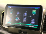 【大画面ナビ】人気の大型9インチナビを装備。存在感のある大画面はインパクト大!ナビ利用時のマップ表示は見やすく、テレビやDVDは臨場感がアップ!いつものドライブがグッと楽しくなります