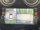【アラウンドビューモニター】専用のカメラにより、上から見下ろしたような視点で360度クルマの周囲を確認することができます☆死角部分も確認しやすく、狭い場所での切り返しや駐車もスムーズに行えます。
