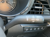 レバーには各種の表示が並び、必要な操作を目で確認しやすい仕様です。運転席から手の届く位置にまとめられており、周辺のスイッチ類と合わせて便利に活用できます。