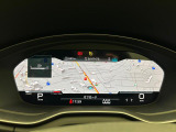 バーチャルコックピット:ナビ画面や車両情報を表示できます