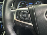 ステアリングスイッチ装備!運転しながら手元でオーディオの操作などができます。