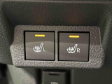 寒い日のドライブを快適にする運転席&助手席シートヒーターが付いてます