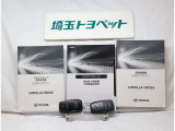 保証書・取扱説明書・スペアキー付き