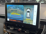 【パノラミックビューモニター】専用のカメラにより、上から見下ろしたような視点で360度クルマの周囲を確認することができます☆死角部分も確認しやすく、狭い場所での切り返しや駐車もスムーズに行えます。