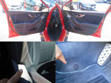 内装カラーはブラック&シルバー!!内装で気になる箇所は運転席右淵の擦れと運転席左足元カーペット擦れ破れです!!ご遠方にお住まい等で現車確認出来ない方は要チェックです!!!