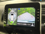 【パノラミックビューモニター】専用のカメラにより、上から見下ろしたような視点で360度クルマの周囲を確認することができます☆死角部分も確認しやすく、狭い場所での切り返しや駐車もスムーズに行えます。