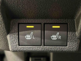寒い日のドライブを快適にする運転席&助手席シートヒーターが付いてます