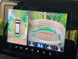 【全方位モニター用カメラ】専用のカメラにより、上から見下ろしたような視点で360度クルマの周囲を確認することができます☆死角部分も確認しやすく、狭い場所での切り返しや駐車もスムーズに行えます。