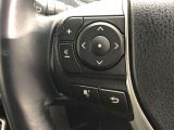 【ステアリングスイッチ】左です。ハンドルから手を離さず、運転に集中したまま手元でオーディオ操作等ができます。