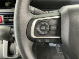 【オーディオリモコンスイッチ】ステアリング左に装備!運転中、視線をそらさずに選曲・ボリューム調整が可能に!