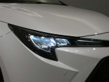 LEDヘッドライトです。消費電力も少なく寿命も長いのがLEDの特徴。HIDのような点灯のタイムラグもなくパッと明るくなるのも特徴です。