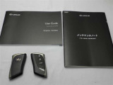 取説・メンテナンスノート・スマートキーの3点セットです。