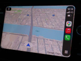 普段使っているスマートフォンの地図アプリを、車内のディスプレイで快適に操作できます。