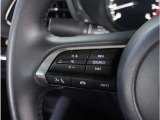 【ステアリングスイッチ】運転中、前方から目線をそらすことなく、オーディオ等の操作が可能な便利機能。安心&快適ドライブにはマストな装備。