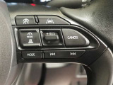 ステアリングの右側にあるスイッチでクルーズコントロールの操作が可能です。