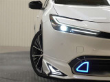 LEDヘッドライトです。デザイン性がよくとても明るいので、夜間の走行や悪天候でも安心です。しかも長寿命!