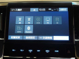 オーディオモードメニュー、AM・FMラジオ フルセグTV CD・DVD再生 Bluetoothも接続可能!